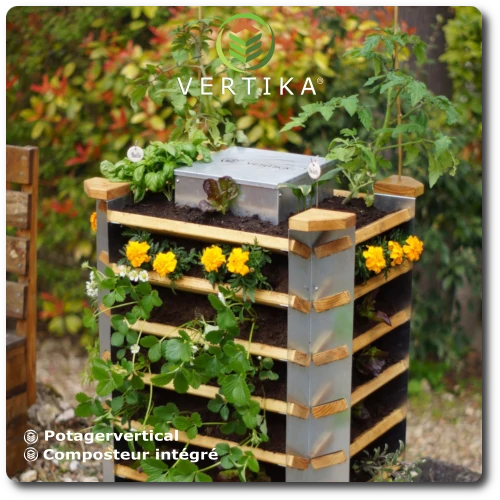 Vertika - le potager composteur
